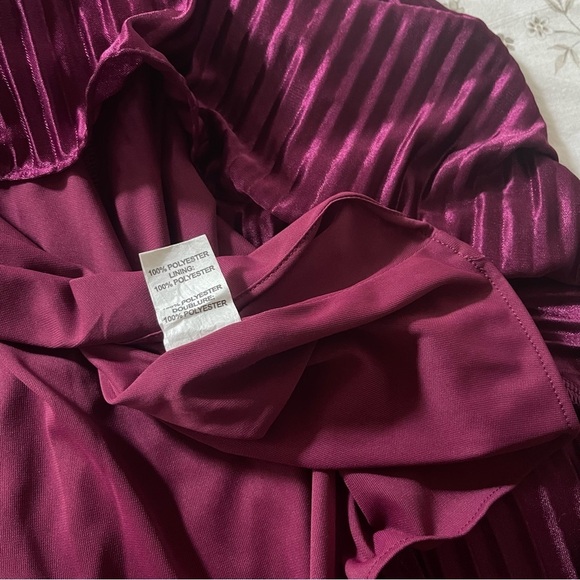 Ramy Brook Kimberly Dress Plisse Cutout High-Low XS - Picture 9 of 12